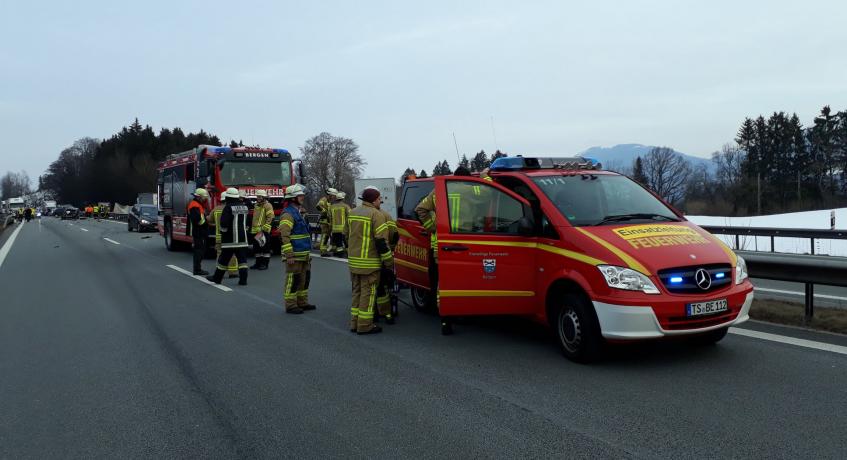 Schwerer Verkehrsunfall BAB A8