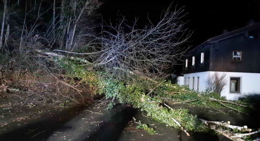 Unwettereinsatz Sturmtief Bianca