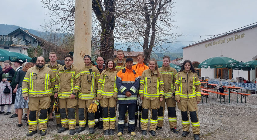 Maibaum aufstellen 2022